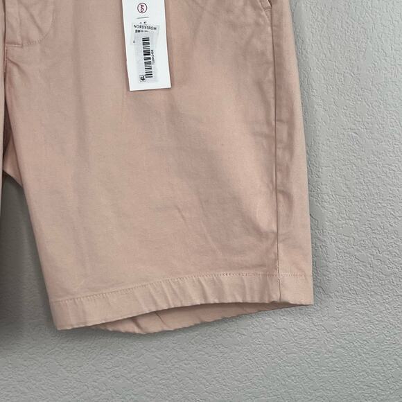AG Adriano Goldschmied Wanderer Slim Chino Cotton Shorts Vintage Pink 38 NWT - Picture 8 of 15